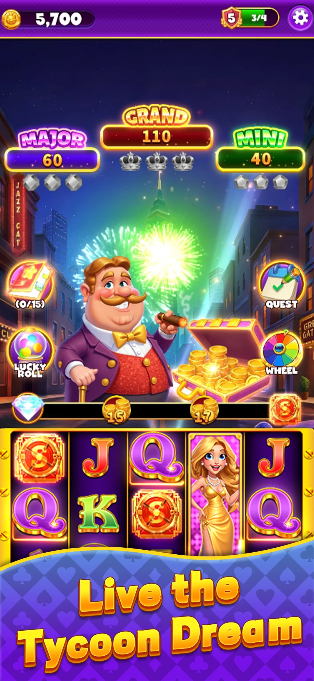 Wealth Tycoon Slots screenshot